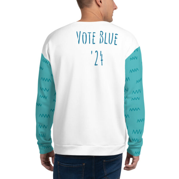 Vote Blue Baby Unisex Pull Over - Image 2